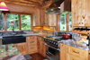 Log Home Kitchen Rindge NH